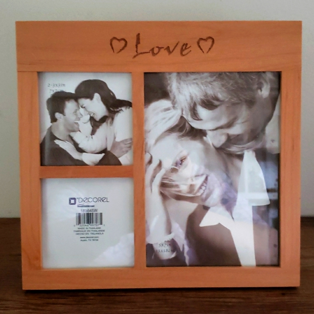 Love Picture Frame wood NEW